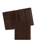 Camel Active Leder-Geldbörse "Dust" in Dunkelbraun - (B)10 x (H)12 x (T)2 cm