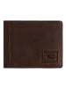 Camel Active Leder-Geldbörse "Dust" in Dunkelbraun - (B)10,5 x (H)9 x (T)2 cm
