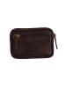 Camel Active Leder-Schlüsseletui "Dust" in Dunkelbraun - (B)12 x (H)8,5 x (T)2,5 cm