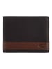 Camel Active Leder-Geldbörse "Taipeh" in Schwarz - (B)12 x (H)9,5 x (T)2 cm