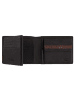 Camel Active Leder-Geldbörse "Taipeh" in Schwarz - (B)12 x (H)9,5 x (T)2 cm