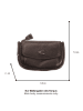 Camel Active Leren sleuteletui "Vegas" donkerbruin - (B)11,5 x (H)7,5 x (D)2 cm