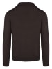 Malo Optimum Pullover "Lupetto" in Dunkelbraun