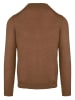 Malo Optimum Sweter "Lupetto" w kolorze brązowym