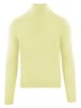 Malo Optimum Kaschmir-Rollkragenpullover "Lupetto" in Hellgelb