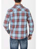 Timezone Hemd - Regular fit - in Hellblau/ Rot