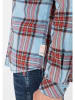 Timezone Hemd - Regular fit - in Hellblau/ Rot