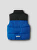 name it Doorgestikte bodywarmer "Mole" blauw/zwart