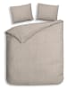 Heckett Lane Flanellen beddengoedset "Spina" beige