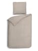 Heckett Lane Flanellen beddengoedset "Spina" beige
