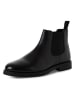 s.Oliver Leder-Chelsea-Boots in Schwarz