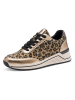 s.Oliver Keilsneakers in Gold/ Beige