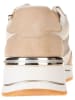 s.Oliver Leren sneakers beige