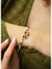 L'Atelier de Gaia Vergold. Armband mit Perlen und Edelsteinen