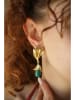 L'Atelier de Gaia Vergold. Ohrringe mit Edelsteinen