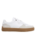 Pepe Jeans FOOTWEAR Leren sneakers "Camden One" wit