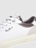 Pepe Jeans FOOTWEAR Sneakers "Kenton Court" in Weiß/ Silber