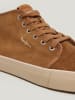 Pepe Jeans FOOTWEAR Skórzane sneakersy w kolorze jasnobrązowym