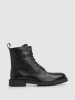 Pepe Jeans FOOTWEAR Leder-Boots "Trucker" in Schwarz