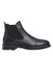Pepe Jeans FOOTWEAR Leren chelseaboots "Leeds City" zwart