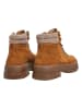 Pepe Jeans FOOTWEAR Leder-Boots "Lincoln" in Hellbraun