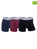 CR7 3-delige set: boxershorts donkerblauw/bordeaux/zwart