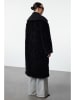 trendyol Teddymantel  in Schwarz