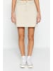 trendyol Jeans-Rock in Creme
