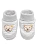 Steiff Pantoffels grijs/wit
