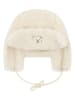 Steiff Czapka w kolorze kremowym
