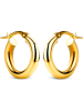 Diamant Exquis Gouden creolen