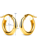 Diamant Exquis Gold-Creolen