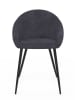 IDOMYA Factory Krzesła (2 szt.) "Dory" w kolorze antracytowym - 54 x 77 x 52 cm