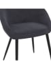 IDOMYA Factory 2-delige set: eetkamerstoelen "Dory" antraciet - (B)54 x (H)77 x (D)52 cm