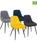 IDOMYA Factory 4-delige set: eetkamerstoelen "Olivia" meerkleurig - (B)54 x (H)79 x (D)47,5 cm