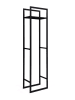 Inkazen Houtstandaard zwart - (B)45 x (H)170 x (D)30 cm
