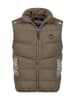 Canadian Peak Doorgestikte bodywarmer "Vincenteak" kaki