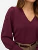 Vero Moda Blouse auberginekleurig