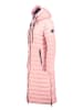 ANAPURNA Doorgestikte mantel "Azulana" lichtroze