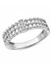 Les Favorites Silber-Ring mit Edelsteinen