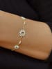 Les Favorites Vergulde armband met edelstenen