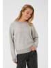 Kaffe Pullover in Grau/ Weiß