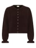 Kaffe Cardigan in Dunkelbraun