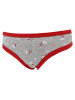 COTONELLA Majtki w kolorze szaro-czerwonym