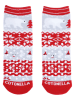 COTONELLA Sokken rood/grijs
