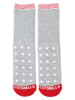 COTONELLA Skarpety w kolorze szaro-czerwonym