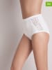 COTONELLA Pełne figi high waist (4 pary) w kolorze białym