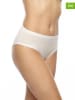 COTONELLA Figi high waist (6 par) w kolorze białym