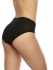 COTONELLA Figi high waist (6 par) w kolorze czarnym