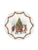Easy Life Talerz "Christmas Dance" w kolorze białym ze wzorem do serwowania - Ø 32 cm